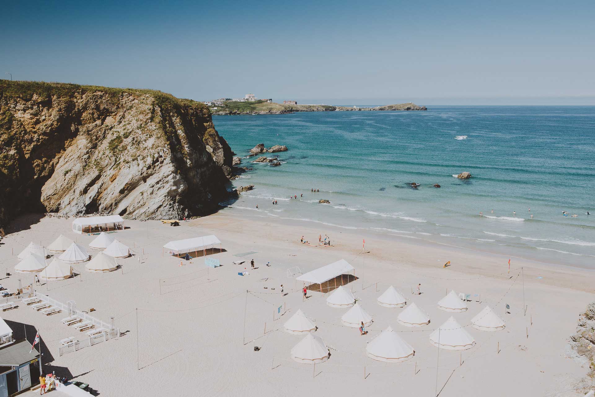 Learn to surf on a private beach in Newquay